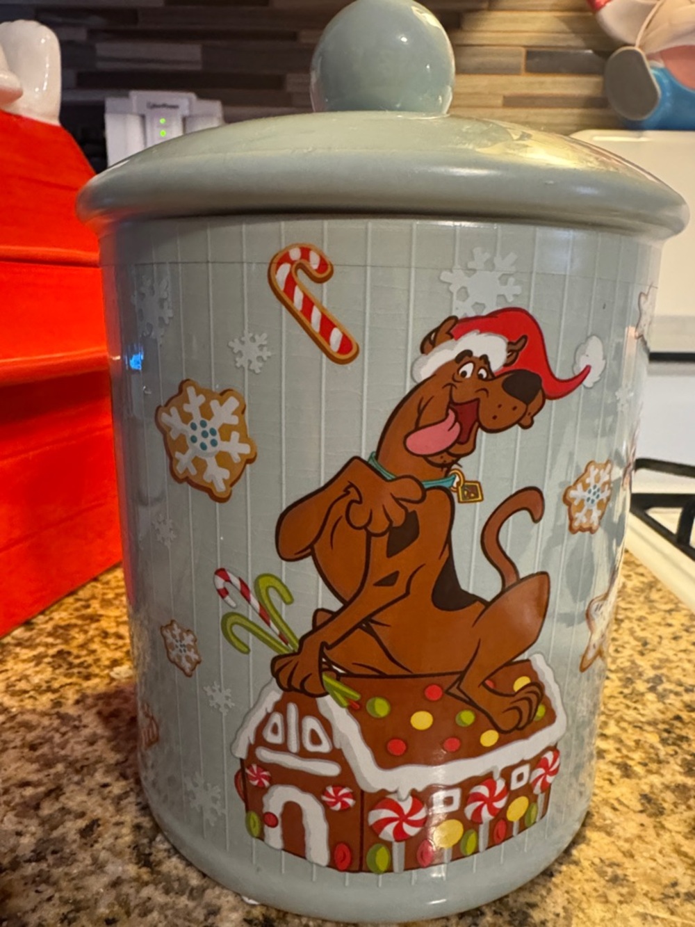 Scooby-Doo Holiday Ceramic Cookie Jar